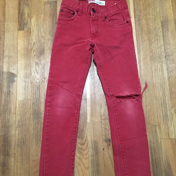Levi's Other - 2/$15 Levis 510 Super Skinny Distressed Boys Jeans Size 10